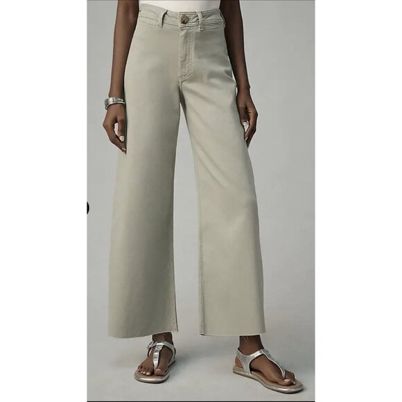 NWT Size 31 - Anthropologie The Ettie High-Rise Crop Wide-Leg Jeans (NWT US$ 98) - Picture 4 of 9